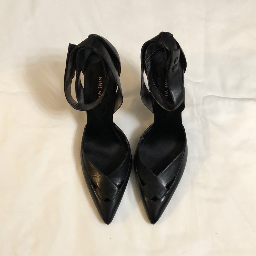 Nine West black heels- Size 9 1/2
